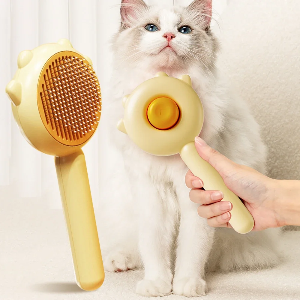 

Cat Comb Massage Pet Magic Combs Hair Removal Cat and Dog Universal Needle Brush Pets Grooming Cleaning Supplies Scratcher