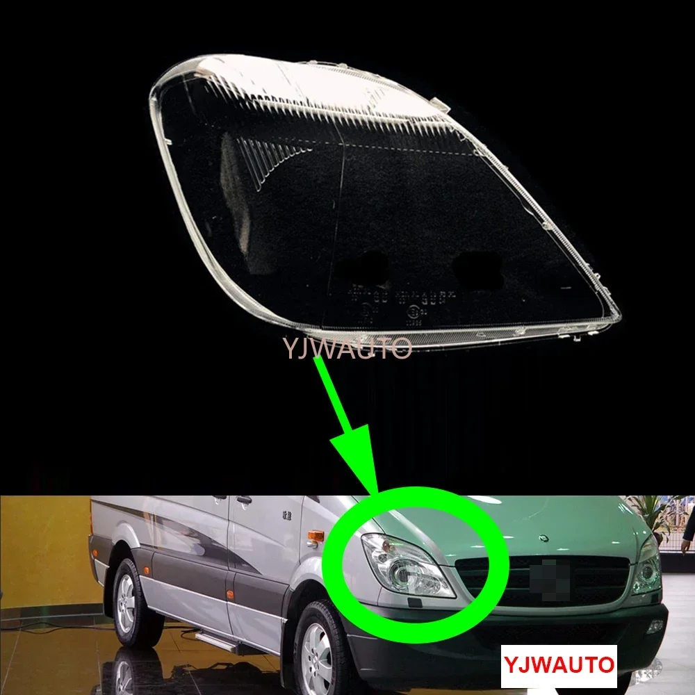 

For Mercedes-Benz Sprinter 2007 2008 2009 2010 2011 2012 2013 2014 2015 Car Headlight Cover Headlamp Lens Replacement Auto Shell