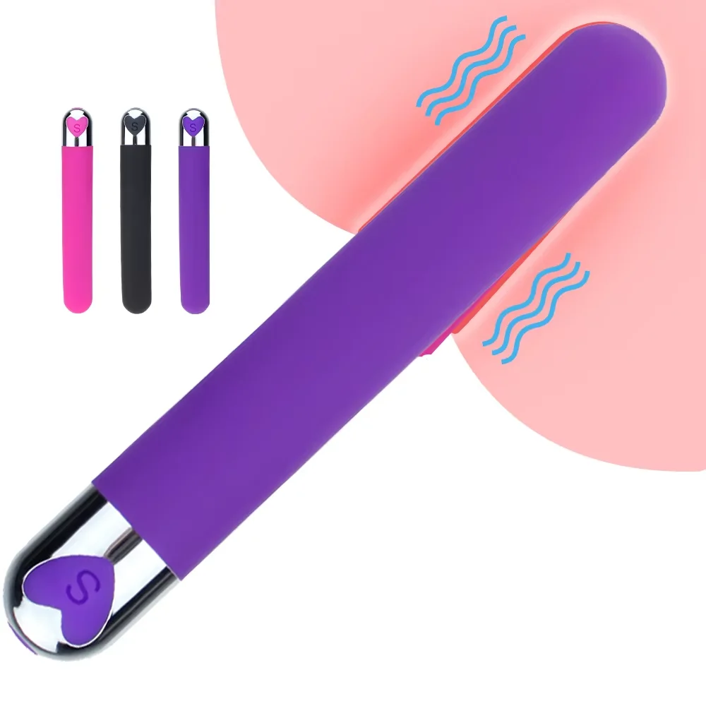 Sex Bullet Vibrator Clitoris and G Spot Nipple Stimulator Vibrate Massager Vibe Orgasm Vagina Dildo for Travel USB Rechargeable