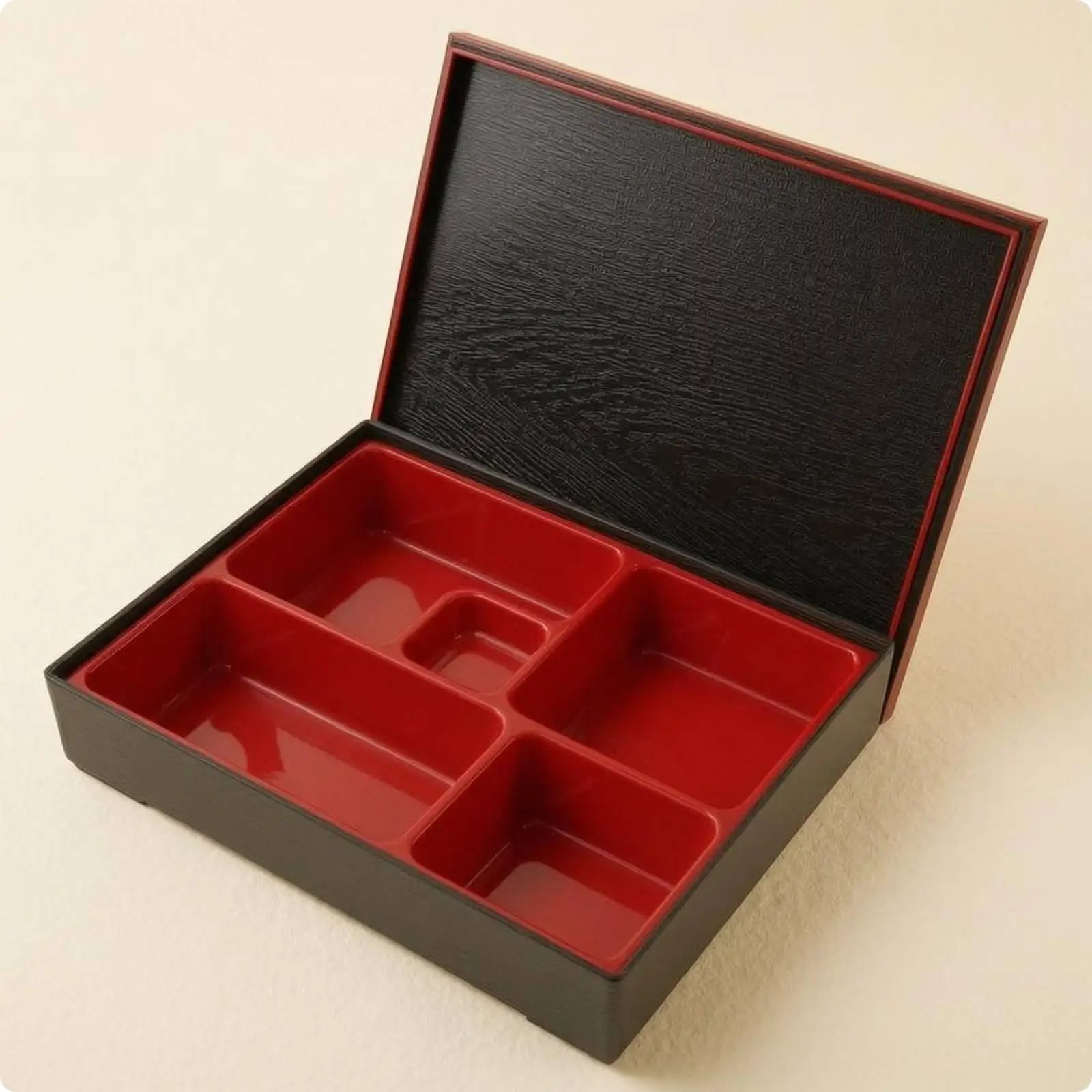 Heat Resistant Container Plastic Bento Box Divided Lunch Box Japanese Food Storage for Travel Office