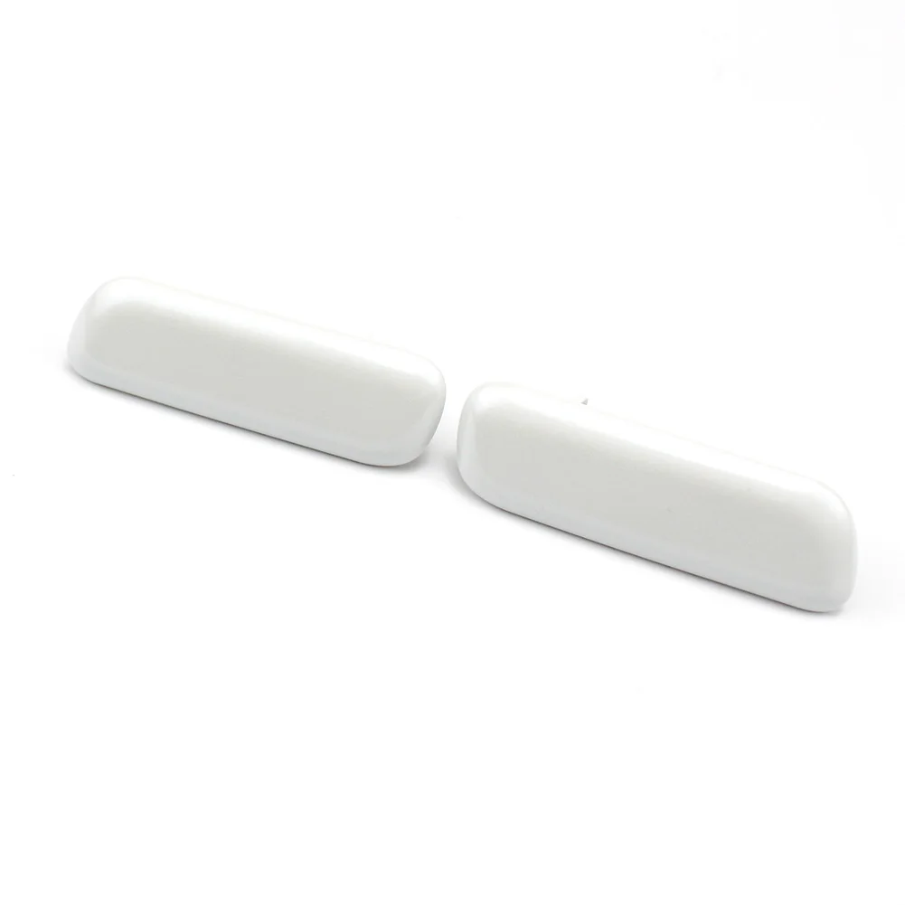 1PCS Pearl White Painted Headlight Washer Spray Nozzle Cover 8264A027 8264A028 for Mitsubishi Pajero Montero MK4 06-
