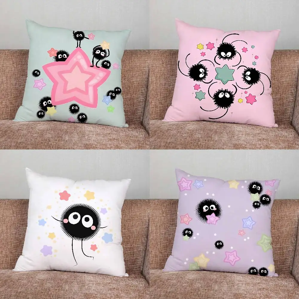 

Cute Coal Elf Pillow Case Pillowcase Home Sofa Cushions Car Cushions Pillowcover Office Pillowshell Pillow