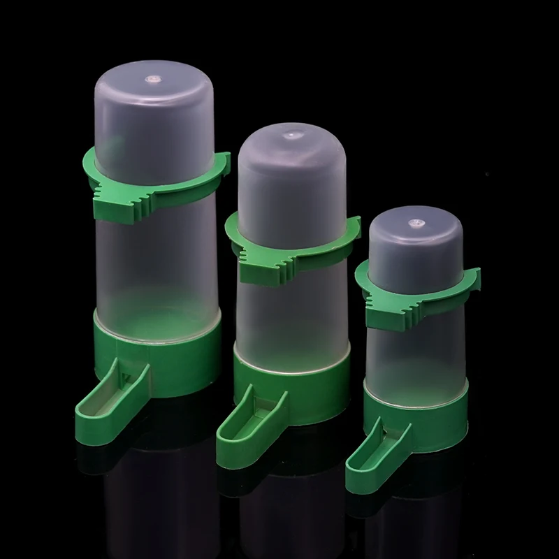 

1Pcs Bird Water Drinker Fountain Quail Water Bottle Cage for Bird Feeder Parrot Pet Water Dispenser Equipment 60/90/120ML