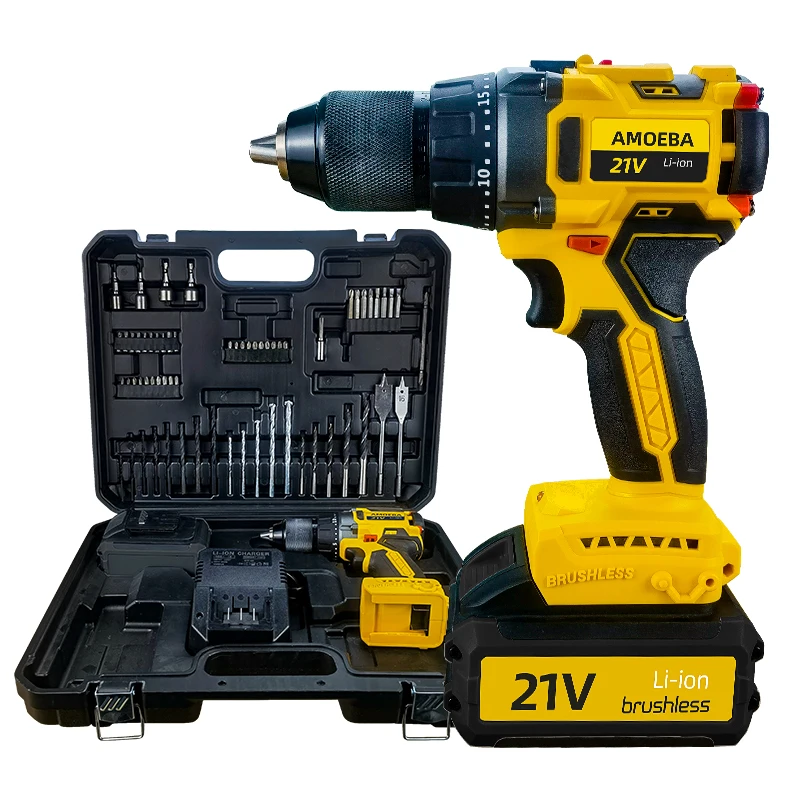 13mm brushless electric cordless drill with impact nail drill screwdriver 2023 brand new drill hot sale in the markert