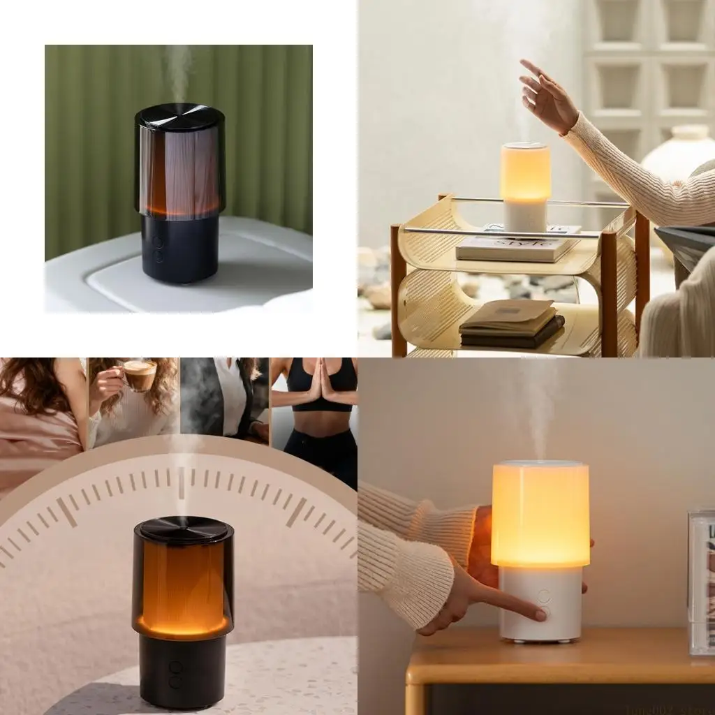 D0AB Elegant Spread Scent Humidifier Plastic Texture for Office and Home Featuring Noiseless Function and Oil Compatibility