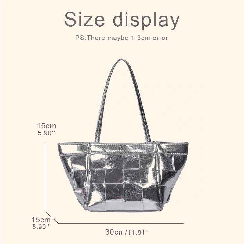 Fashion Bucket Bags For Women Handbags And Purses Luxury Designer 2023 New In PU Cross-Woven By Hand Decoration Small Shoulder