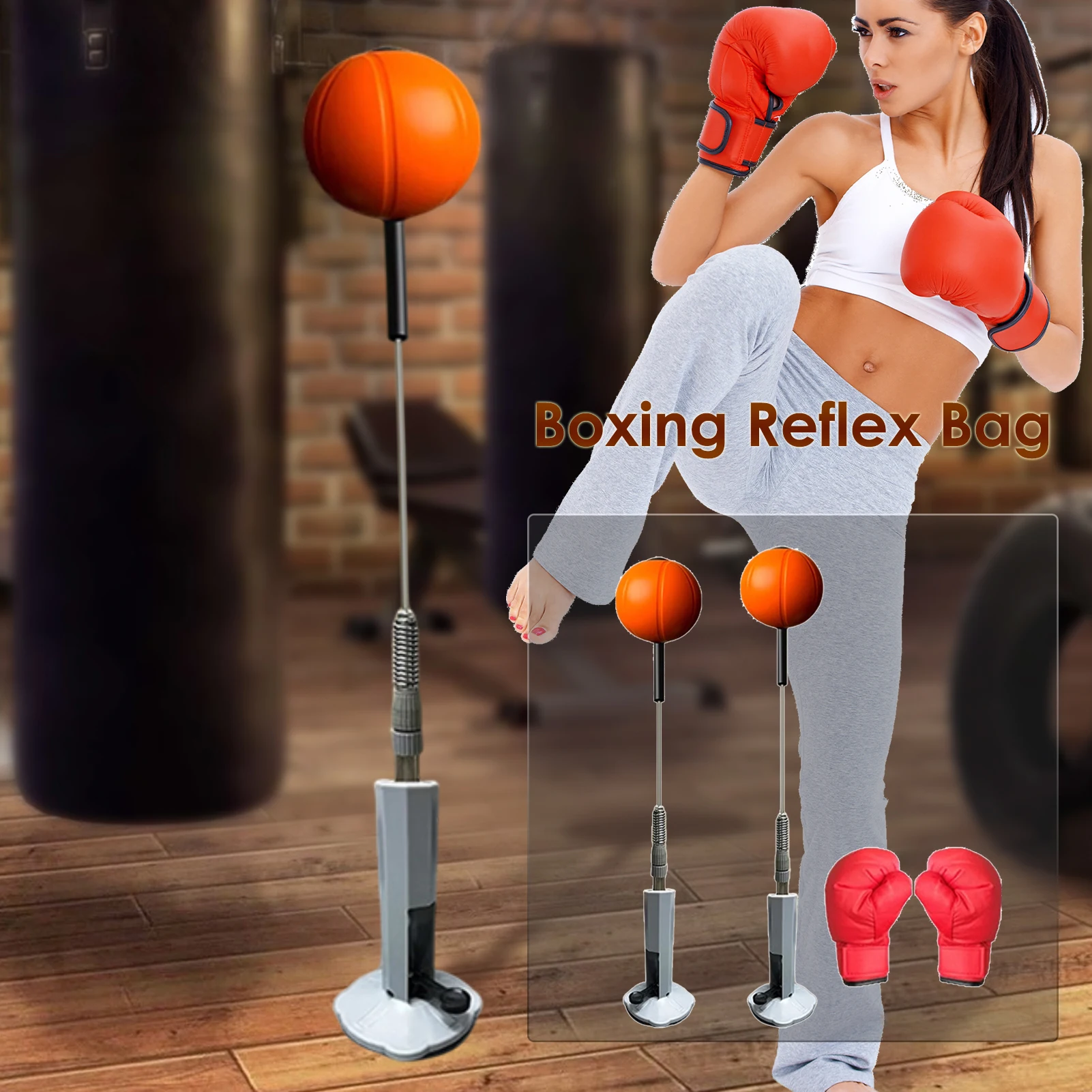 

Boxing Reflex Bag Height Adjustable Speed Bag Height Adjustable Boxing Bag For Teens And Adults Speed Bag For Training Boxing