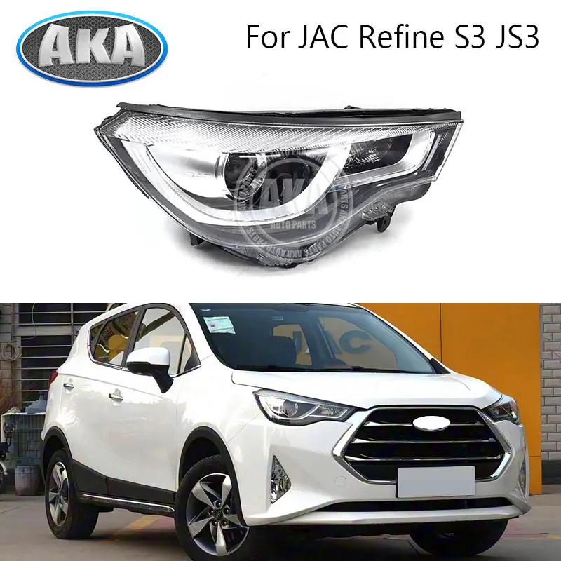 Front Bumper Headlight For JAC Refine S3 Third Generation 2017- Front Head Light Headlamp Head Lamp