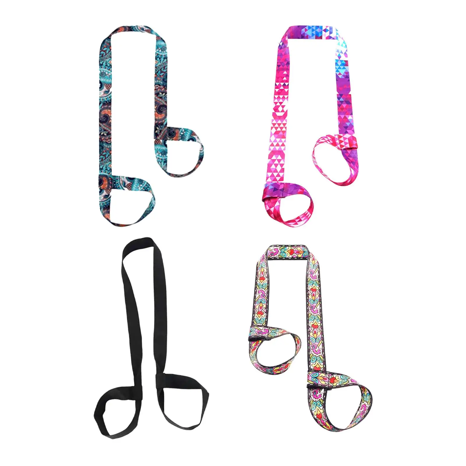 

Yoga Mat Strap Men Women Portable Multifunctional Adjustable Multipurpose Stretching Strap Yoga Mat Belt Holder for Yoga Sports