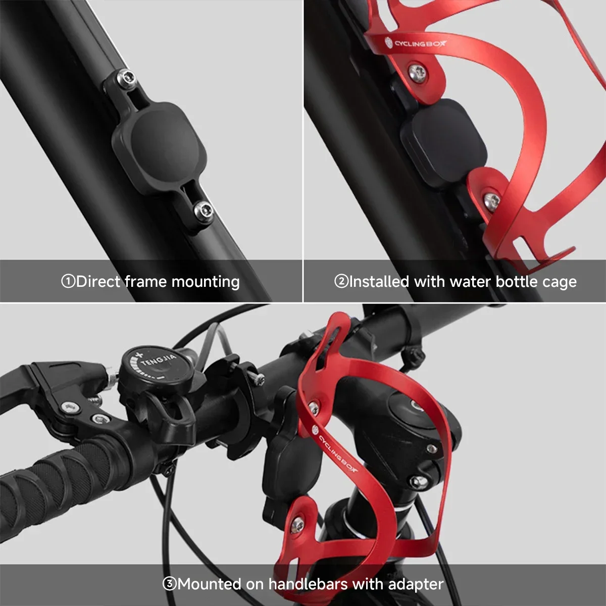 Uniwersalny lokalizator uchwytów do montażu na rowerze Pokrowiec ochronny na butelkę wody Apple AirTag Uchwyt na butelkę wody do Airtag