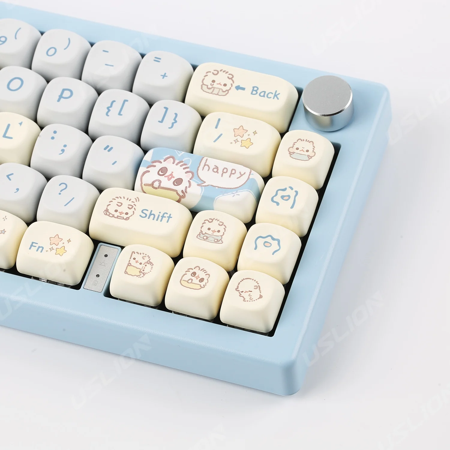 メカニカルキーボードキャップ,144キー,pbt,ハイライズキー,プロセス染料,素敵な猫のキーキャップ,スイッチ用