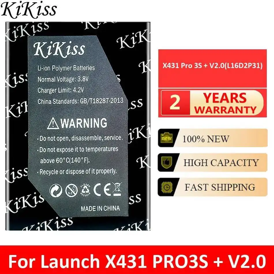 

For Launch X431 PRO3S + V2.0 Pro 3S L16D2P31 Diagnostic Instrument Battery Lightweight Nan High Compatibility
