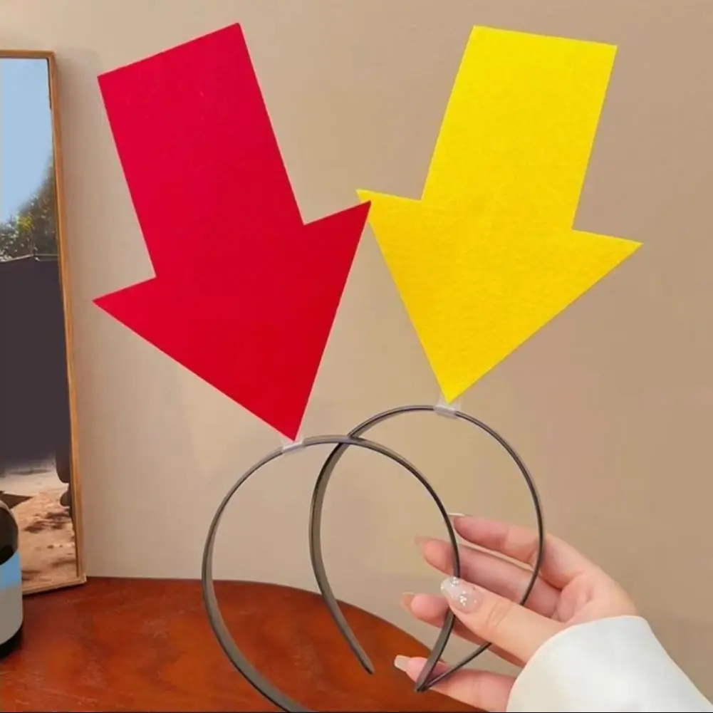 

1/2/3/4/5Pcs Highlight Decor Women Headband Arrows Exclamation Mark Decor Elastic Hair Hoop Weddings Parties Girl Hairpins