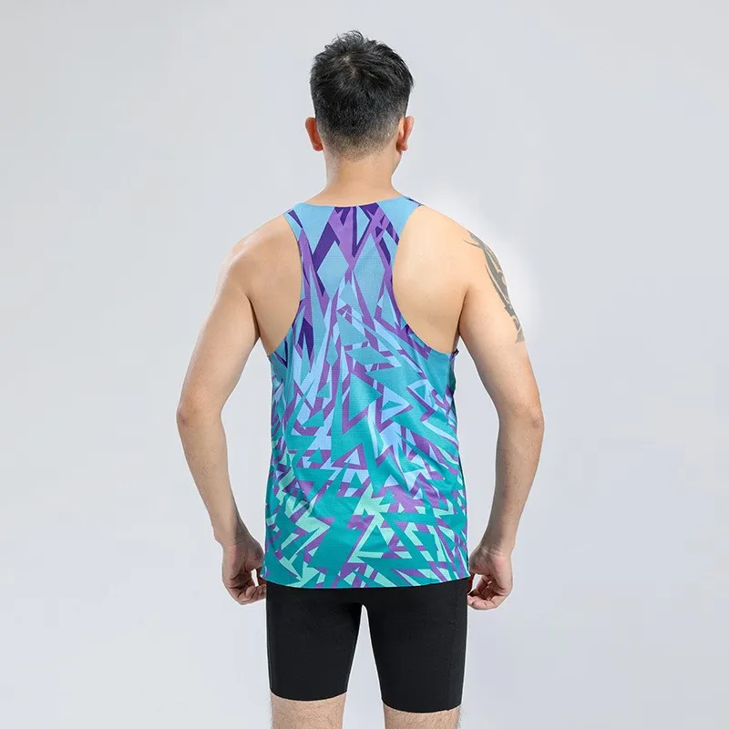 Adult Men Women Running Outdoor Shirts Tight Gym Tank Top Fitness Sleeveless T-shirts Sport Exercise Basketball Marathon Vest Z5