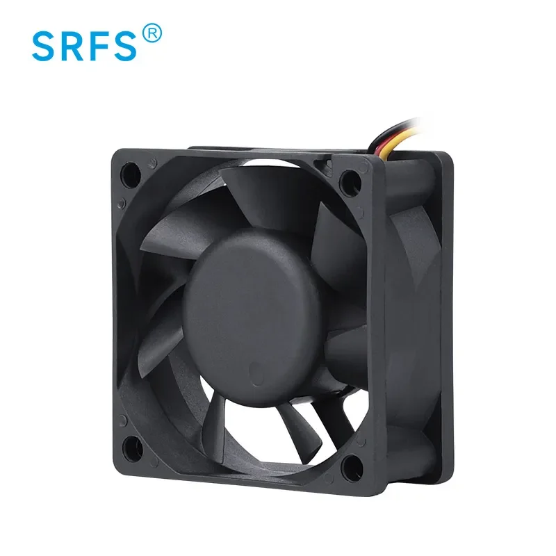 Factory Customized 6025 Cooling Fan 12V 60mm DC Brushless Motor with Large Exhaust Air Volume for Inverter view 5