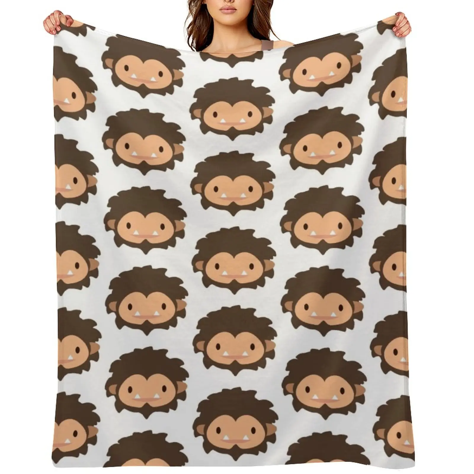 

Sneaky Sasquatch Throw Blanket Soft manga sofa bed Soft Plaid Blankets