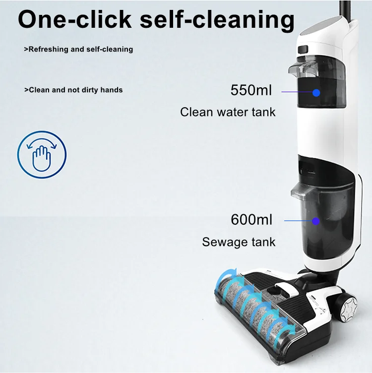 JESP Intelligent Floor Scrubber Suction and Mopping Integrated High-efficiency Vacuum Cleaner