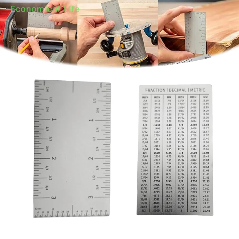 

Square Edge Ruler, Woodworker Edge Ruler, Stainless Steel Square Edged Precision Ruler Easy Readability Marking Tool(1/2/3pcs)