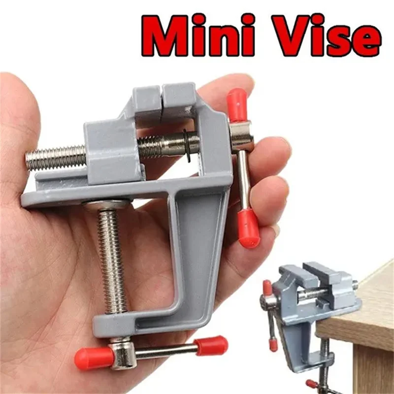 

Mini Aluminum Alloy Universal Table Vice DIY Jaw Bench Clamp Drill Press Vice Micro Clip For Clamping Table / Water Pump Tools