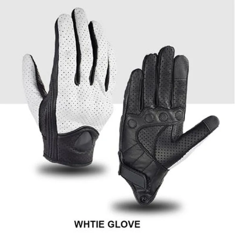 Guantes de Moto de cuero Real rosa, guantes de Moto impermeables, engranajes de protección, guantes de Motocross, regalo