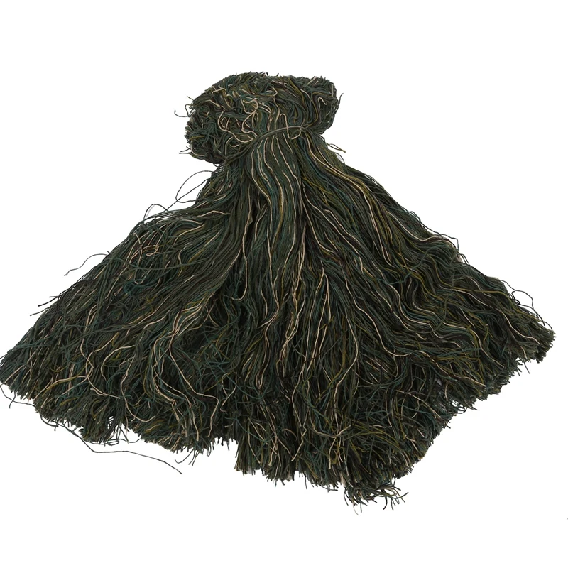 AT14 Ghillie Suit Thread Camouflage Lightweight Ghillie Yarn Hunting Clothing Accessories For Outdoor CS Field Hunting