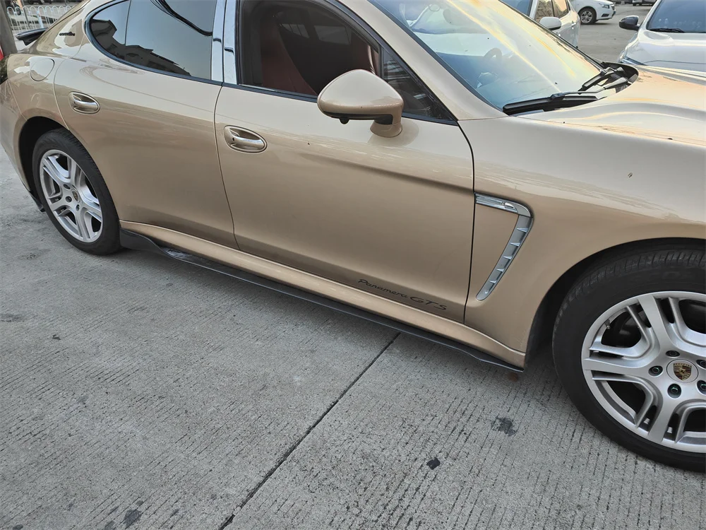 

Used for 10-16 Year Porsche Panamera 970 971 Modification with Genuine Carbon Fiber Side Skirts and Long Skirt Body Kit