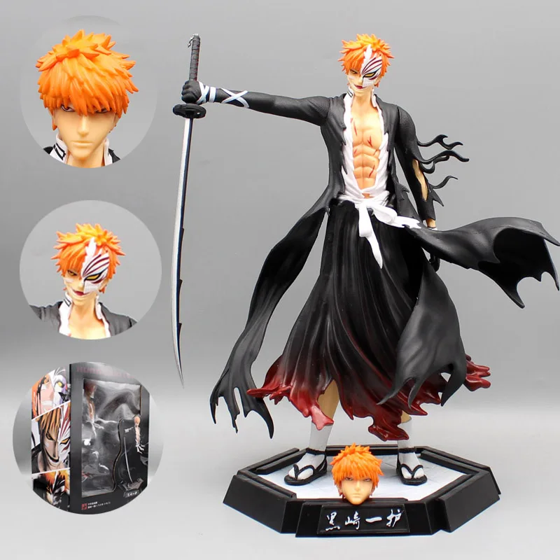 

31cm Kurosaki Ichigo Action Figures Bleach Figures BLEACH Thousand Year Blood War Anime PVC Collection Model Toys Birthday Gifts