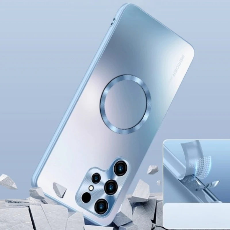 Slim Matte for Samsung S24 S23 Ultra Series Full Coverage ProtectionCover with Magnetic Adsorption and  Charging Phone Case