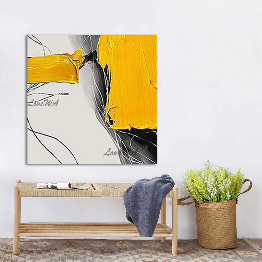 تصميم جديد للوحات الزيتية التجريدية، صورة فنية قماشية، ديكور جدار لغرفة المعيشة، بدون إطار، عمل فني بسيط مطلي