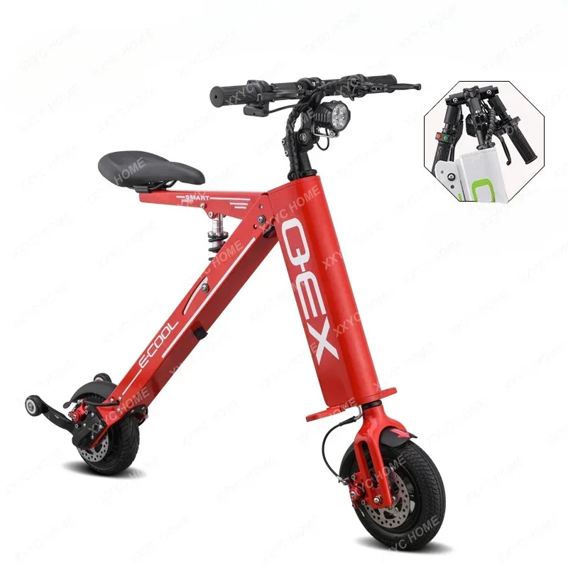 

Folding Electric Car Adult Lithium Battery Ultra-Light Mini Power Scooter Battery Car Portable Double Wheel