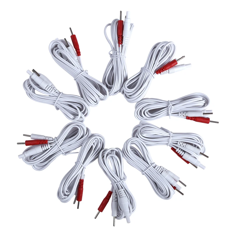 

Electrode Cable Conductive Wire for TENS Machine Digital Therapy Machine Muscle Stimulator Body Massager Massage Device