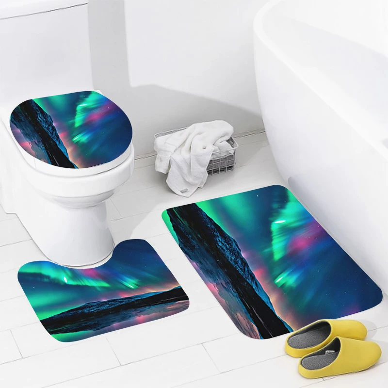 home bathroom floor mats Modern Nordic style Bath Foot mat modern bathroom accessories rug Toilet mat Bathtub anti-slip carpet