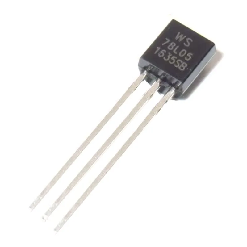 10PCS/LOT WS78L05 78L05 78L10 78L09 92-TO 5V Straight-In Three-Terminal Voltage Stabilizer Electronic Component  Integrated ic