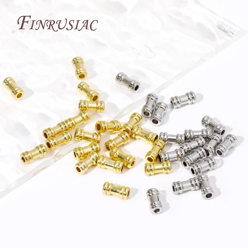 Separators For Beads 18K Gold Plated Metal Beads Spacer Bead DIY Accessories,Jewelry Making Supplies,Necklace Findings image 6