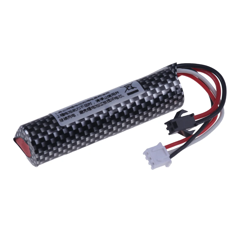 7.4V Water Gun Battery (SM-2P Plug) 7.4V 2000mAh Lipo Battery for Soft Bullet Gun Airsoft Pistol Toys Guns Parts 18350 Batteries