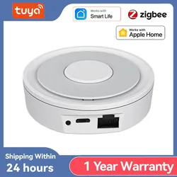 Tuya Smart ZigBee And Homekit Hub Gateway Wire Smart Home Bridge Remote Controller Works With Apple Home And Smart Life APP