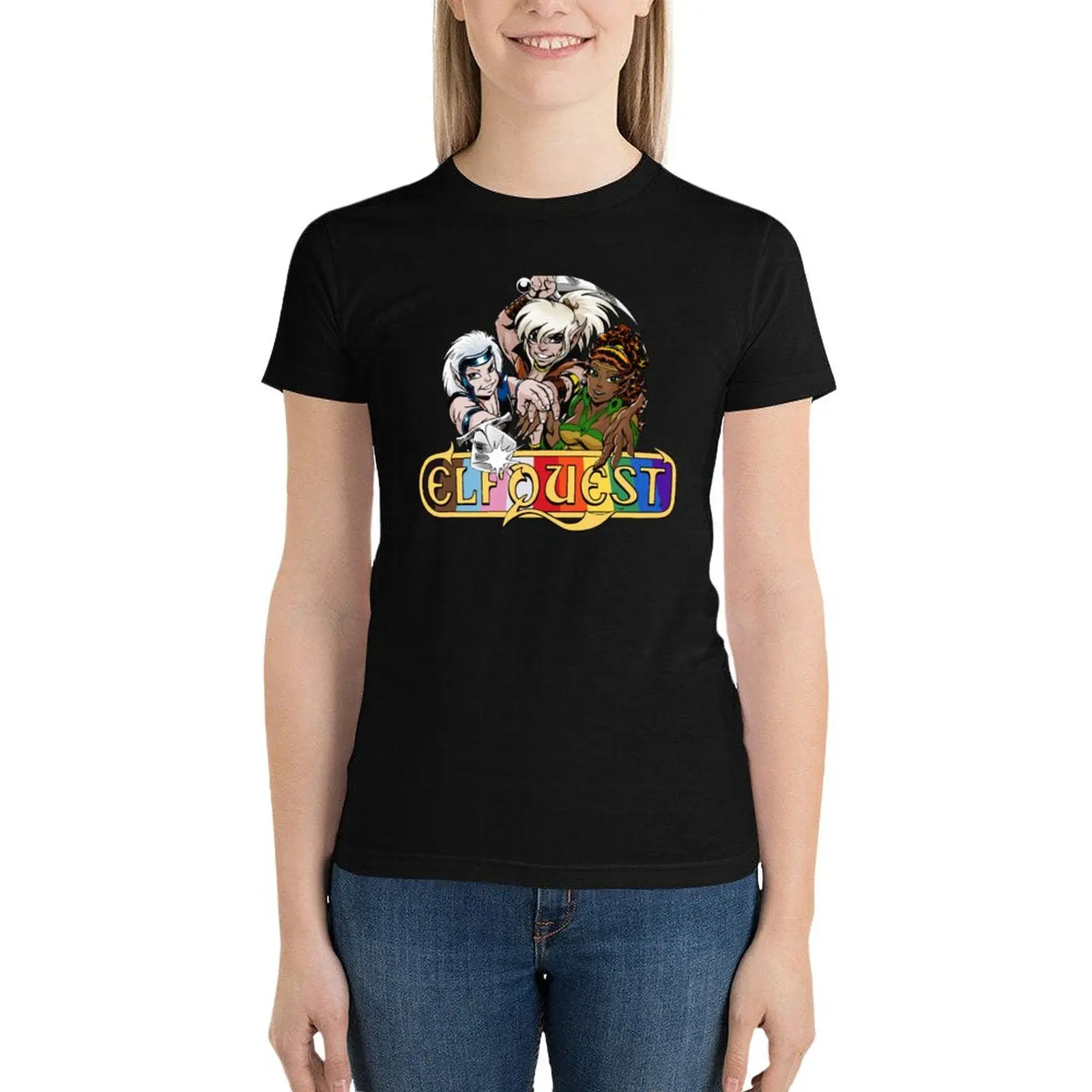 ElfQuest Pride II T-Shirt graphics plus size tops anime clothes Womens clothing