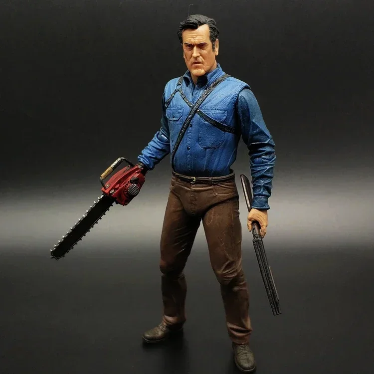 In Stock NECA The Evil Dead Ash 40th Anniversary  8inches Movable Action Figure Model