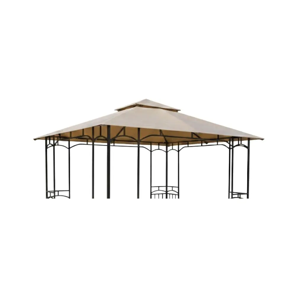 Reinforced RipLock 350 Replacement Canopy Top Cover Compatible with 11 x 9 Gazebo Model 5LGZ7262V4 Beige