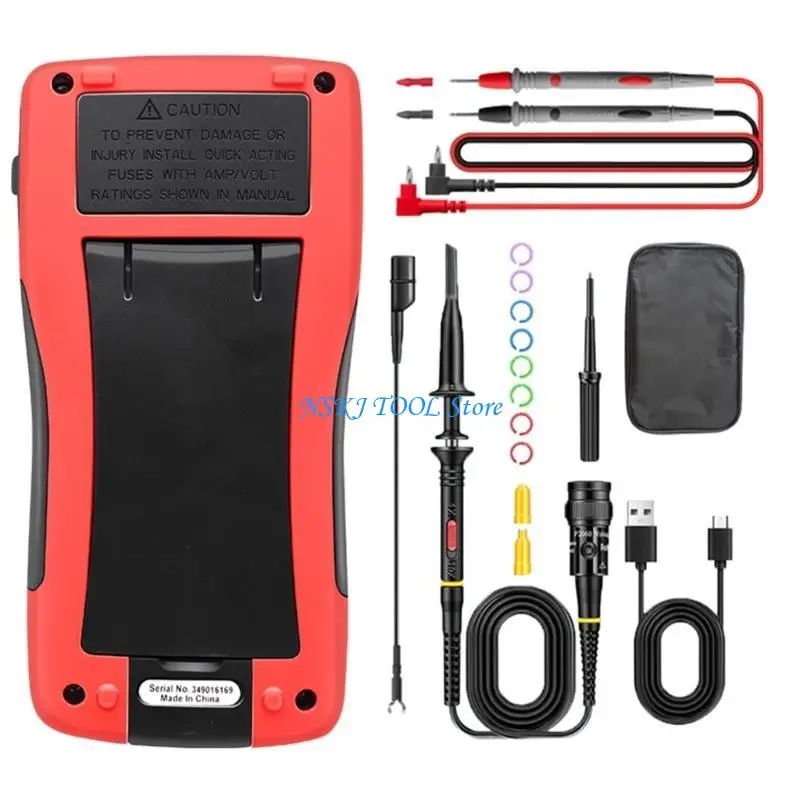 L8RC Многофункциональный мультиметр 3 в 1, тестер генератора сигналов, цифровой осциллограф