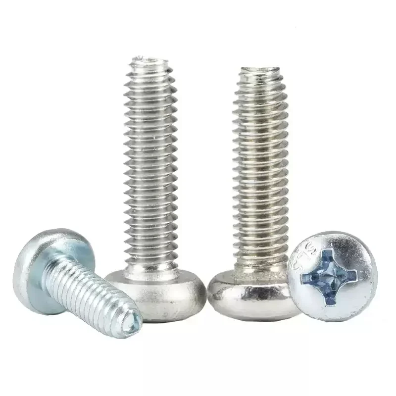 M3-M6 410/304 الفولاذ المقاوم للصدأ/الكربون الصلب عموم رئيس الصليب الثلاثي الأسنان الذاتي قفل المسمار عبر الأخدود الذاتي التنصت الترباس #3