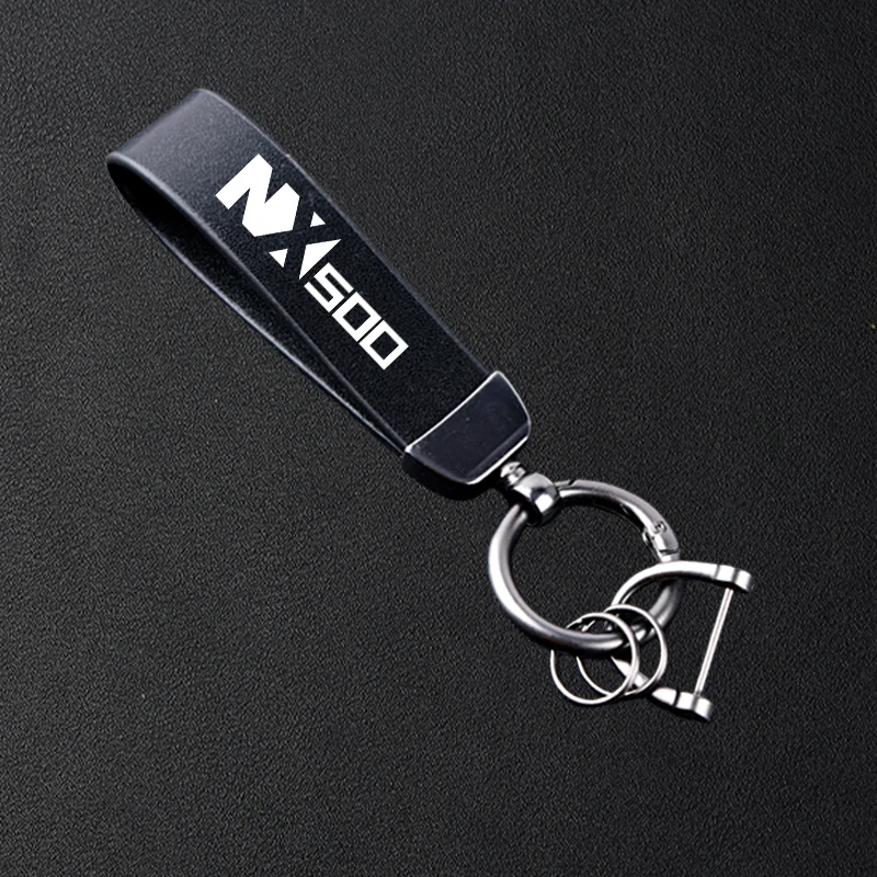 لهوندا NX500 NX 500 nx500 nx 500 2023-2025 2024 عالية الجودة دراجة نارية الجلود المفاتيح المعادن كيرينغ الملحقات #2