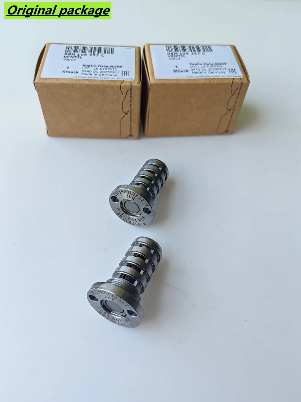 Genuine 06H-109-257-C / 06H109257C 427001610 Camshaft Timing Control Solenoid Valve For VW Audi Skoda Seat EA888 MK2 1.8T 2.0T