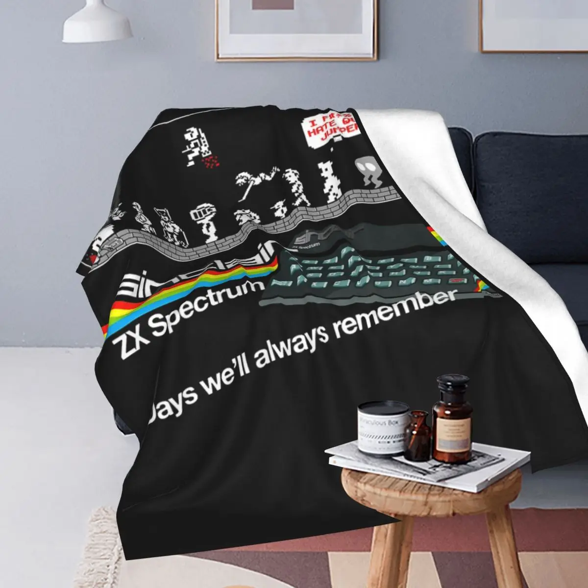 Zx Spectrum Queue Jumpers Blankets Fleece Portable Throw Blanket Sofa Throw Blanket For Couch Bedding Outdoor Throws Bedspread