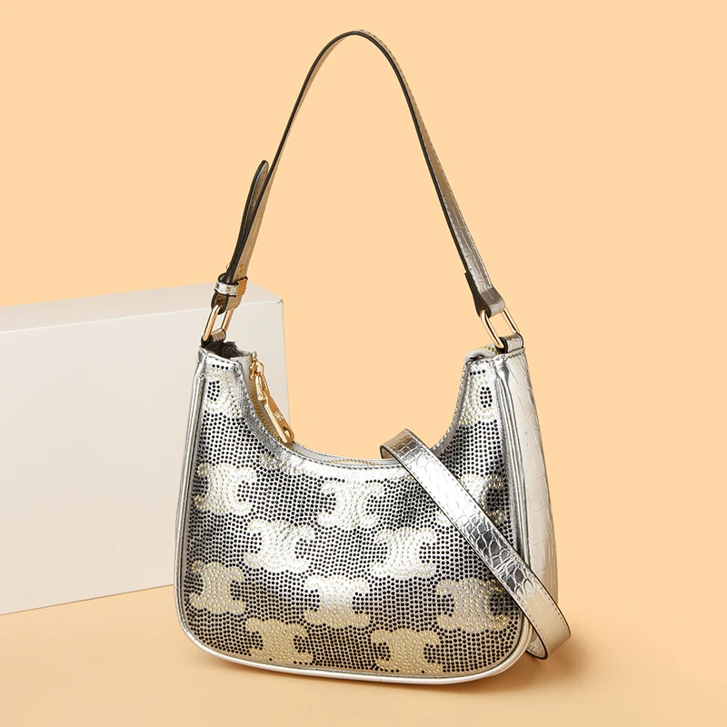 

Classic Elegant Messenger Bag Women Handbag Leather Luxury Brand Crossbody Style Famous Designer Popular Among Ladies