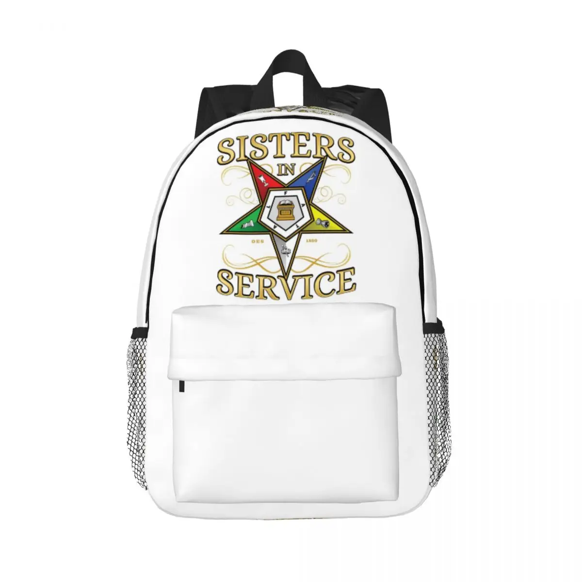 

OES Эмблема Order Of The Eastern Star Рюкзак Лидер продаж Рюкзак для мальчиков и девочек BookBag Сумки на плечо для мужчин, женщин, детей, школьная сумка
