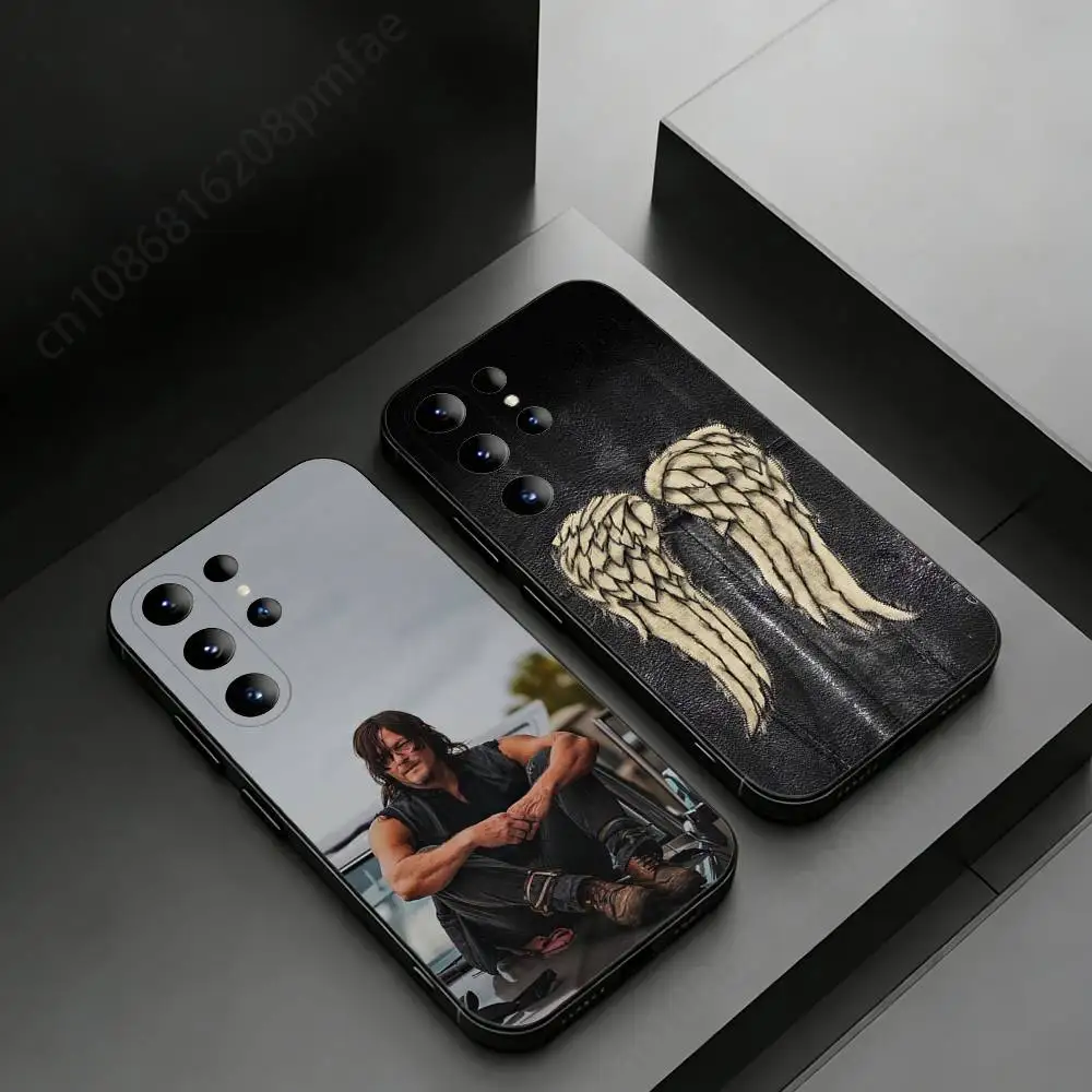 D-Daryl Dixon Zombie Phone Case for Samsung Galaxy S20,23 Ultra S24,22 Plus S25,26,21FE TPU Cover