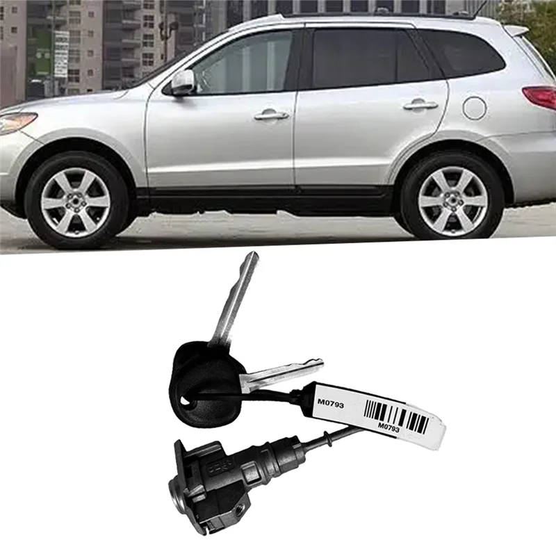 

NEW-Left Front Door Lock Cylinder With 2 Keys 81970-2BA00 For Hyundai Santa Fe 2007-2010 Door Lock Assy 819702BA00