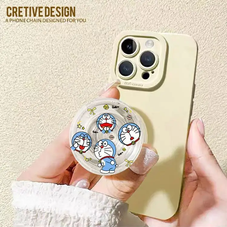 عبقور الكرتون التعميم كيس الهواء قوس أنيمي المحمولة قابلة للتدوير حامل هاتف ذاتية اللصق حامل هاتف المحمول الهدايا #3