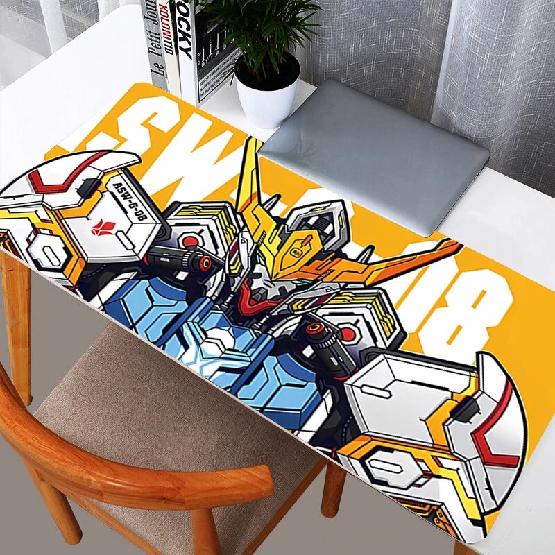 Leather Mouse Pad Gundam Computer Varmilo Keyboard Mouse Pad Anime Gaming Accessories Table XXL Gamer Carpet Desk Mat Mouse Pad